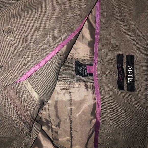 Apt 9 Gray Dress pants - Picture 3 of 3